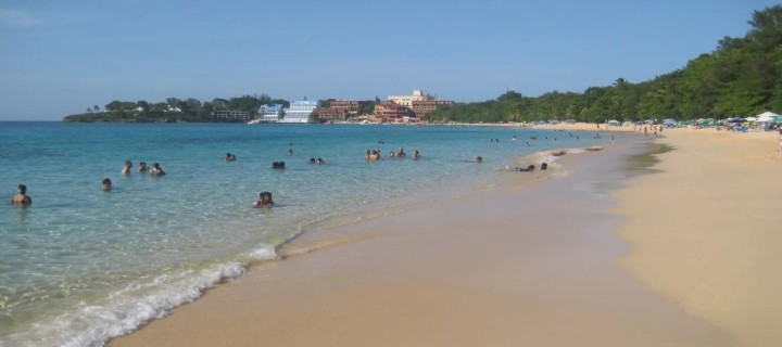 Playa Sosua with vibrant atmosphere