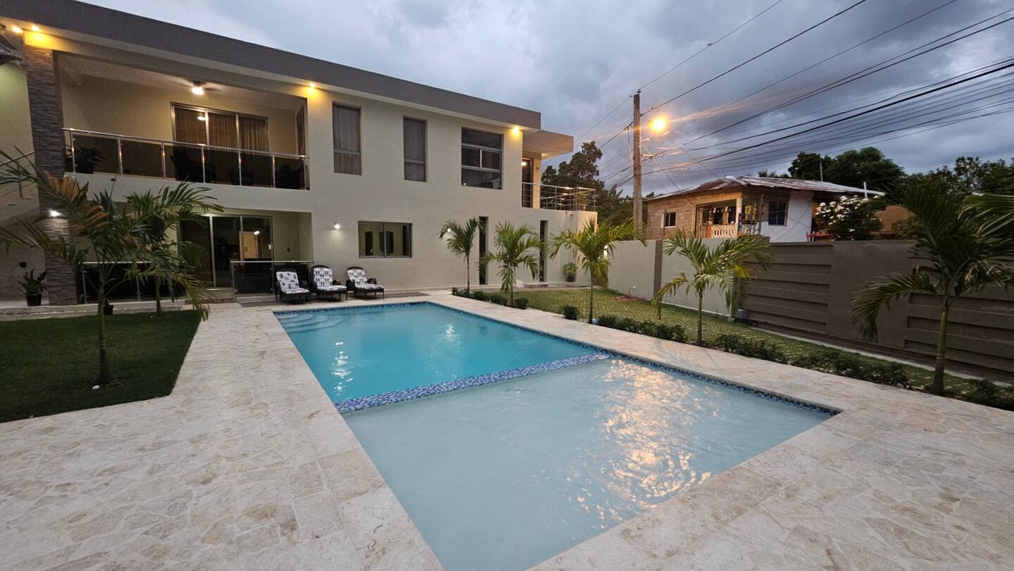 New Modern 3-Bedroom Condo near Sosúa Airport with Pool